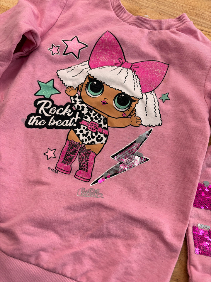 LOL Surprise Sweatshirt – Light Pink, Size 6