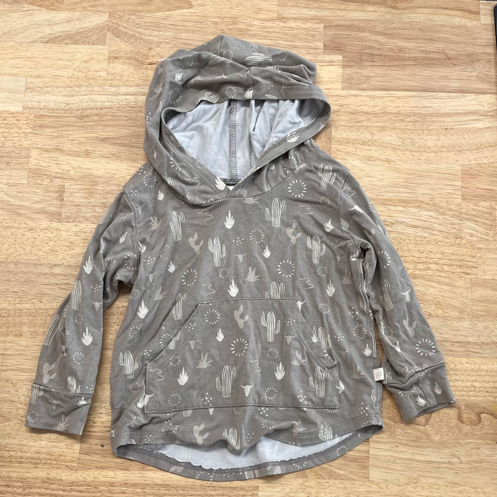 Jax & Lennon 6–12M – Cactus Print Hooded Shirt
