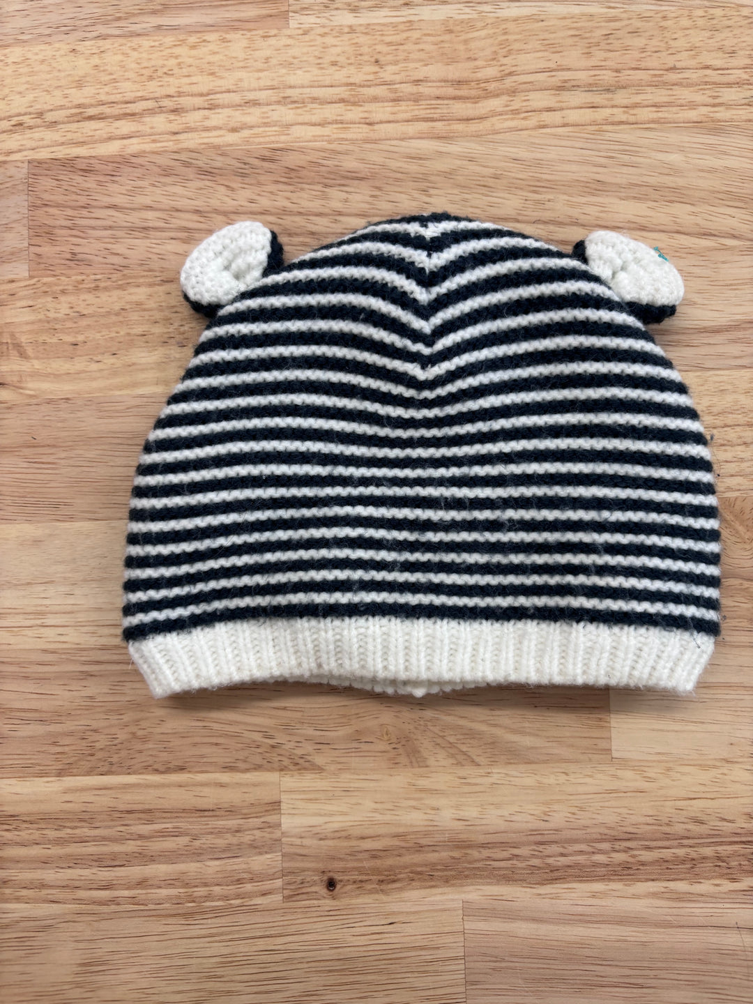 Knit Hat with Bear Ears, 3-9 Months