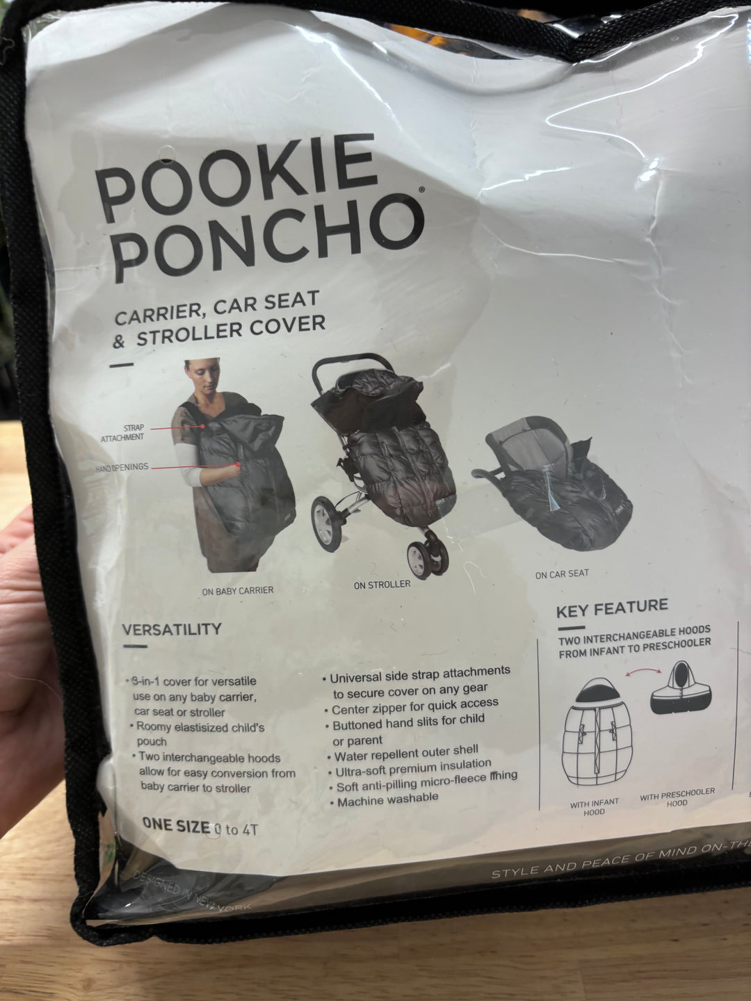 7 AM Pookie Poncho (NWT)