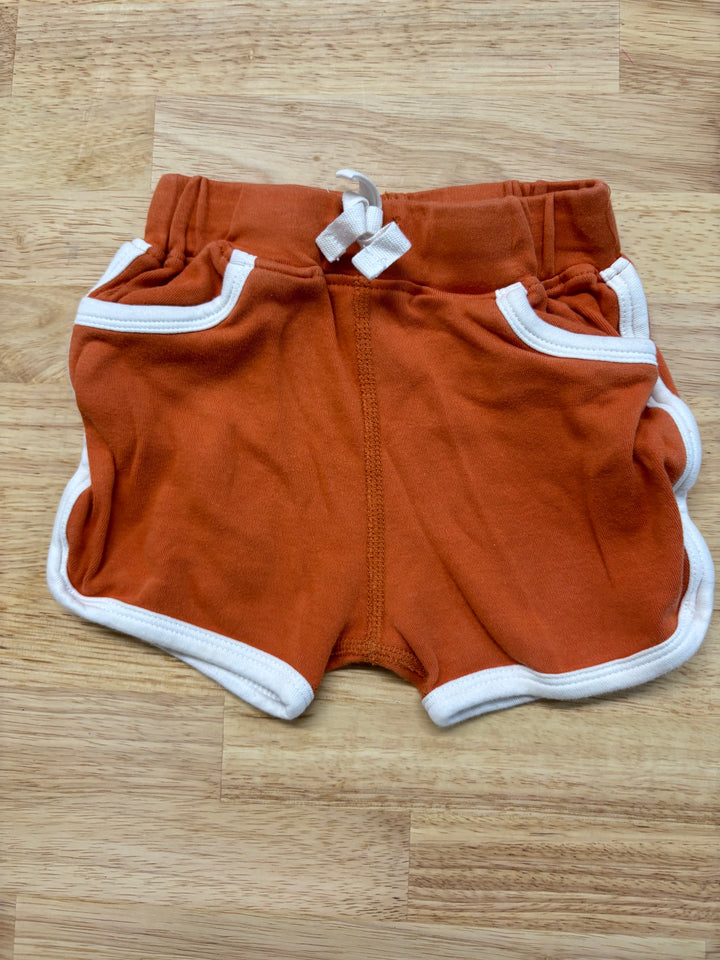 Sapling Child Jersey Shorts, 12-18 Months (Orange)