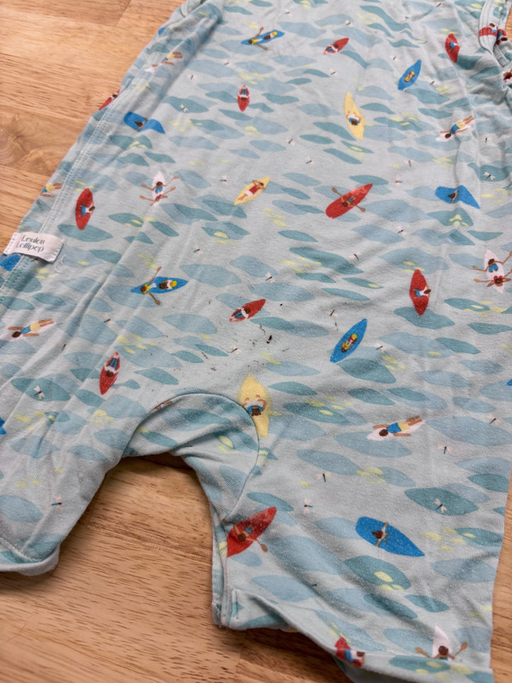 Loulou Lollipop Short Romper, 12-18 Months (Kayaks) | imperfect