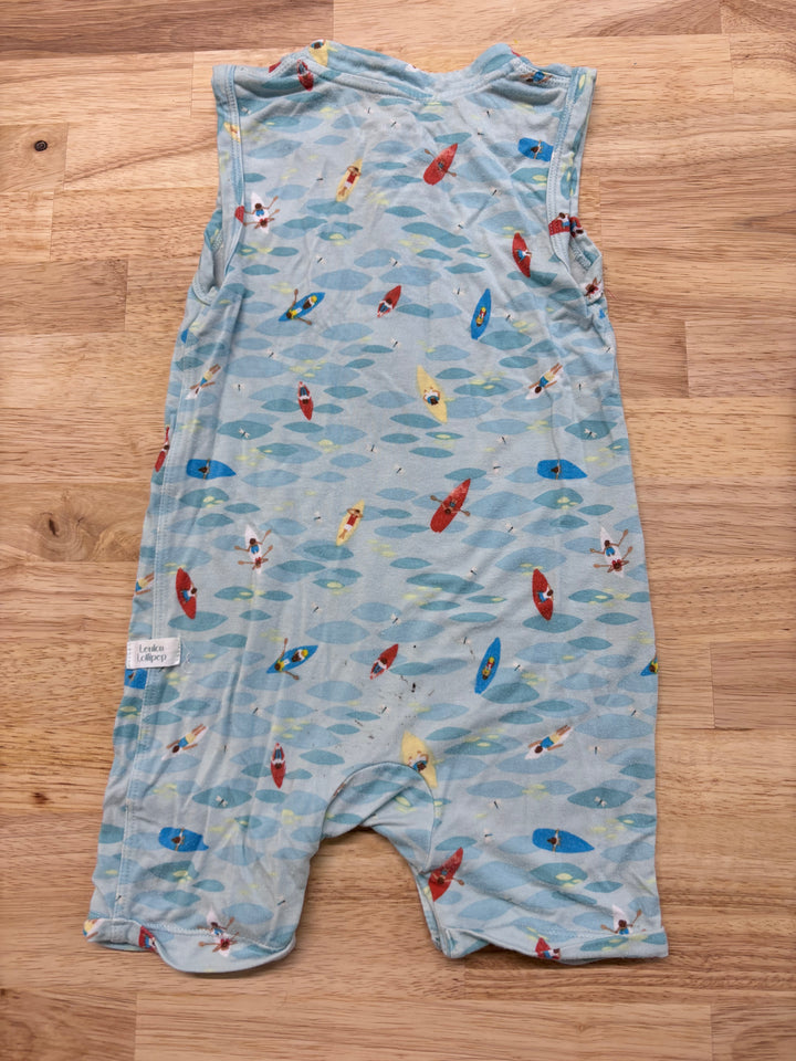 Loulou Lollipop Short Romper, 12-18 Months (Kayaks) | imperfect