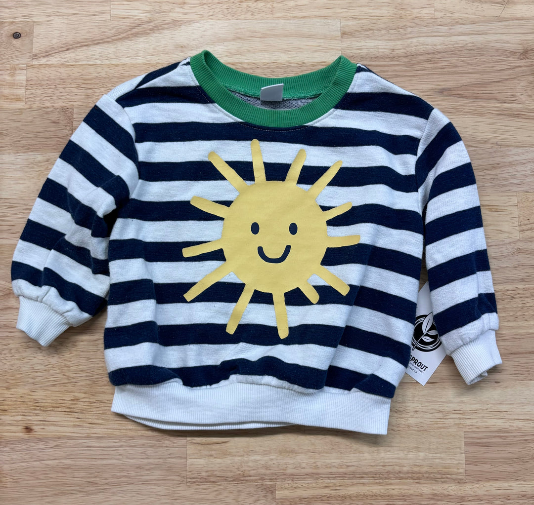 Old Navy Pullover Sweater, 12-18 Months (Stripes)