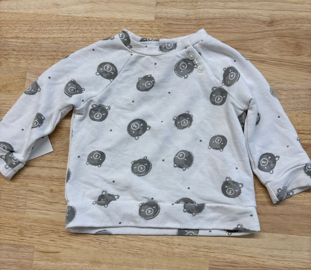 Joe Fresh Long Sleeve Shirt, 3-6 Months (Bears)