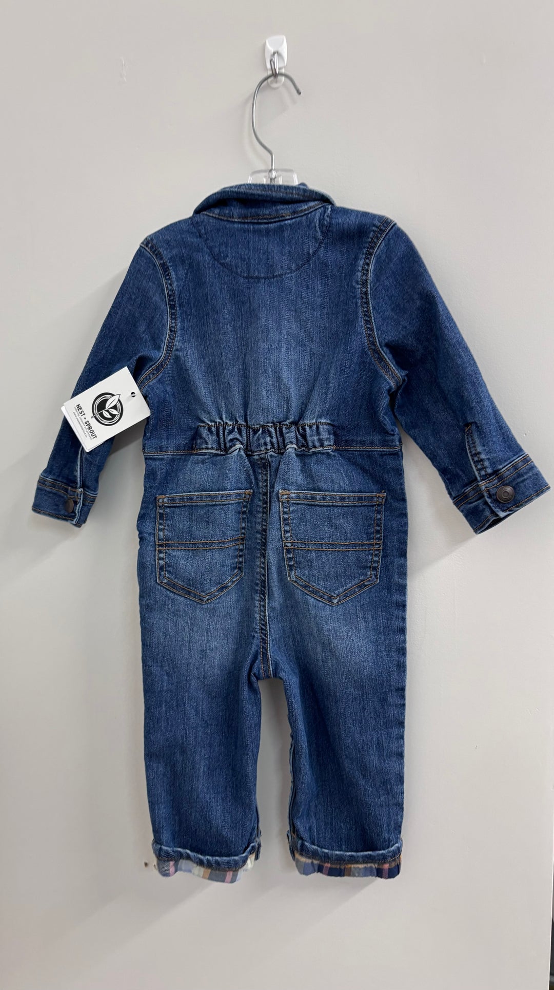 OshKosh Denim Romper, 18 Months