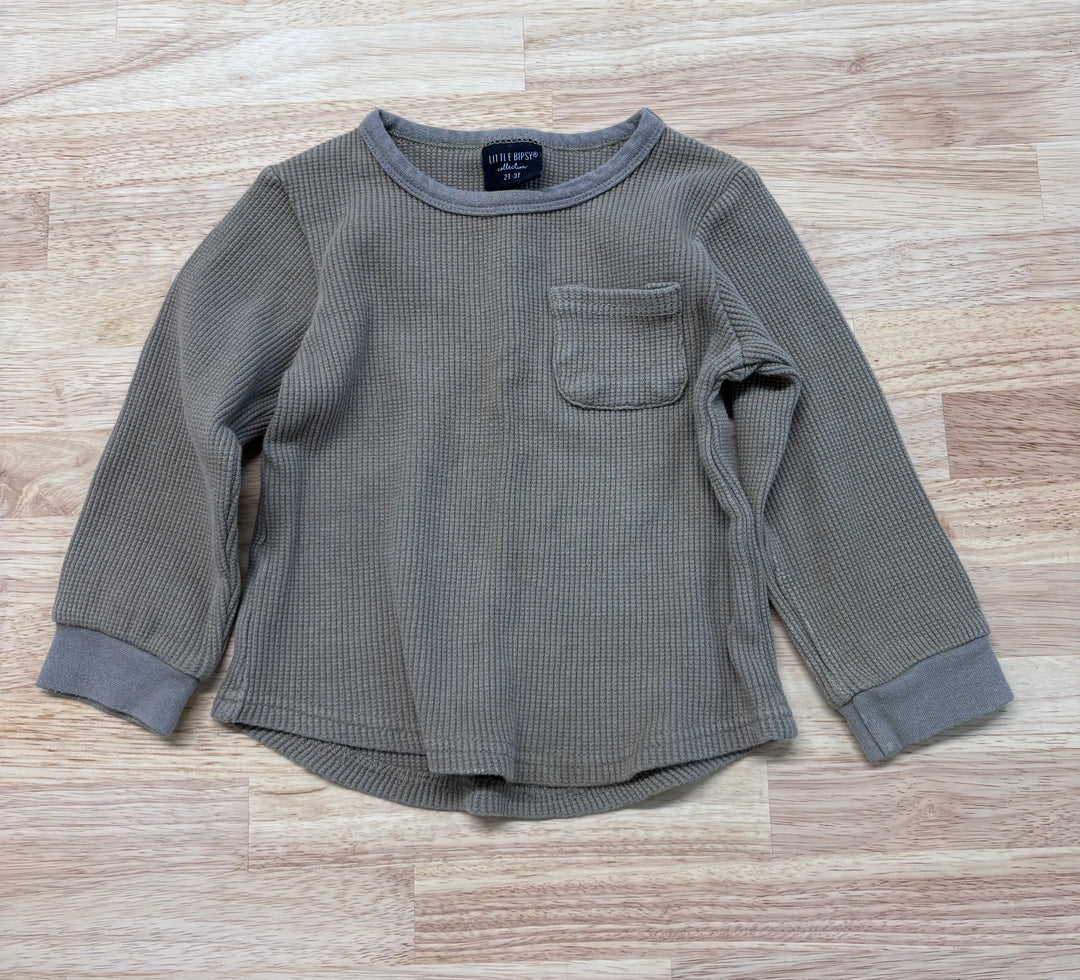 Little Bipsy Ribbed Top, 2T (Sage) | Imperfect