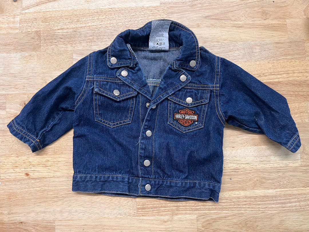 Harley Davidson Denim Jacket – Size 0–6M