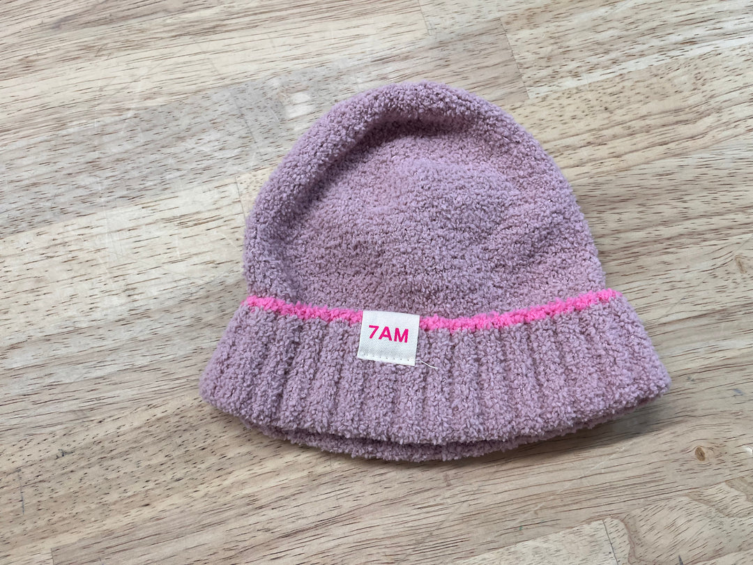 7AM Sherpa Knit Hat – Size 0–6M
