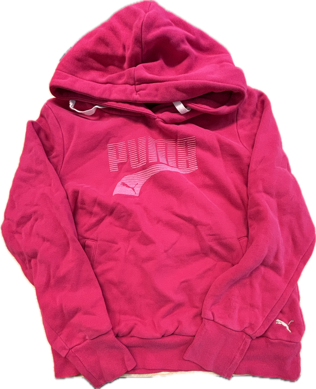 Puma Hoodie – Size 14 (Hot Pink)