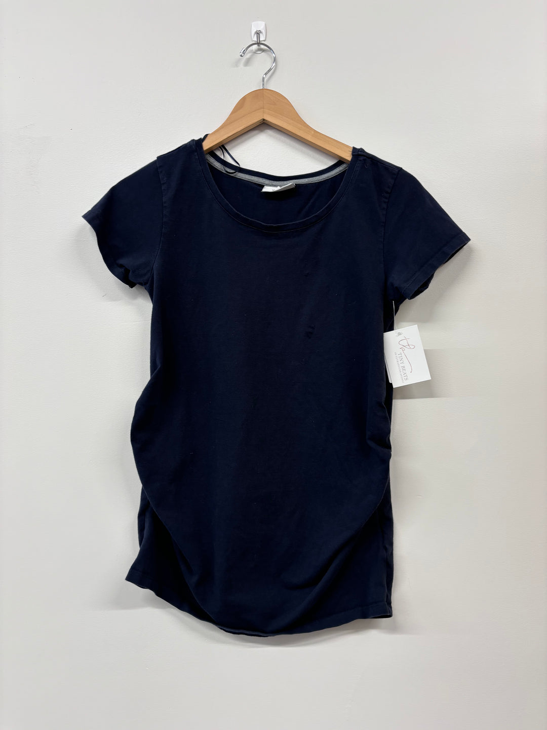 Yessica Maternity Top (Size Small, Navy Blue)