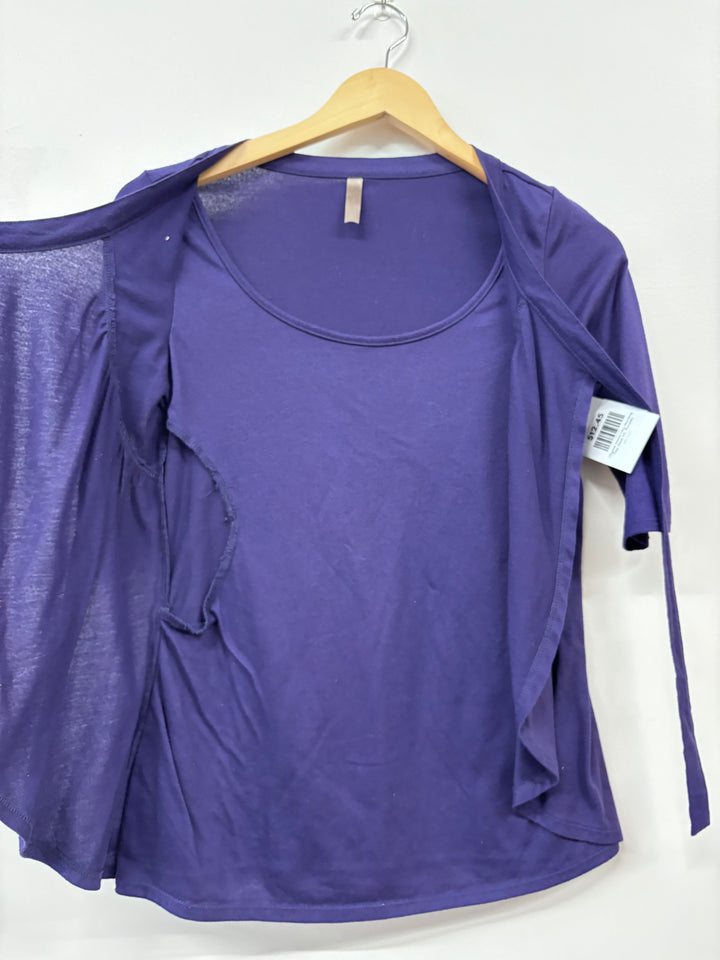 Thyme Maternity Nursing Top (Size XS, Purple)