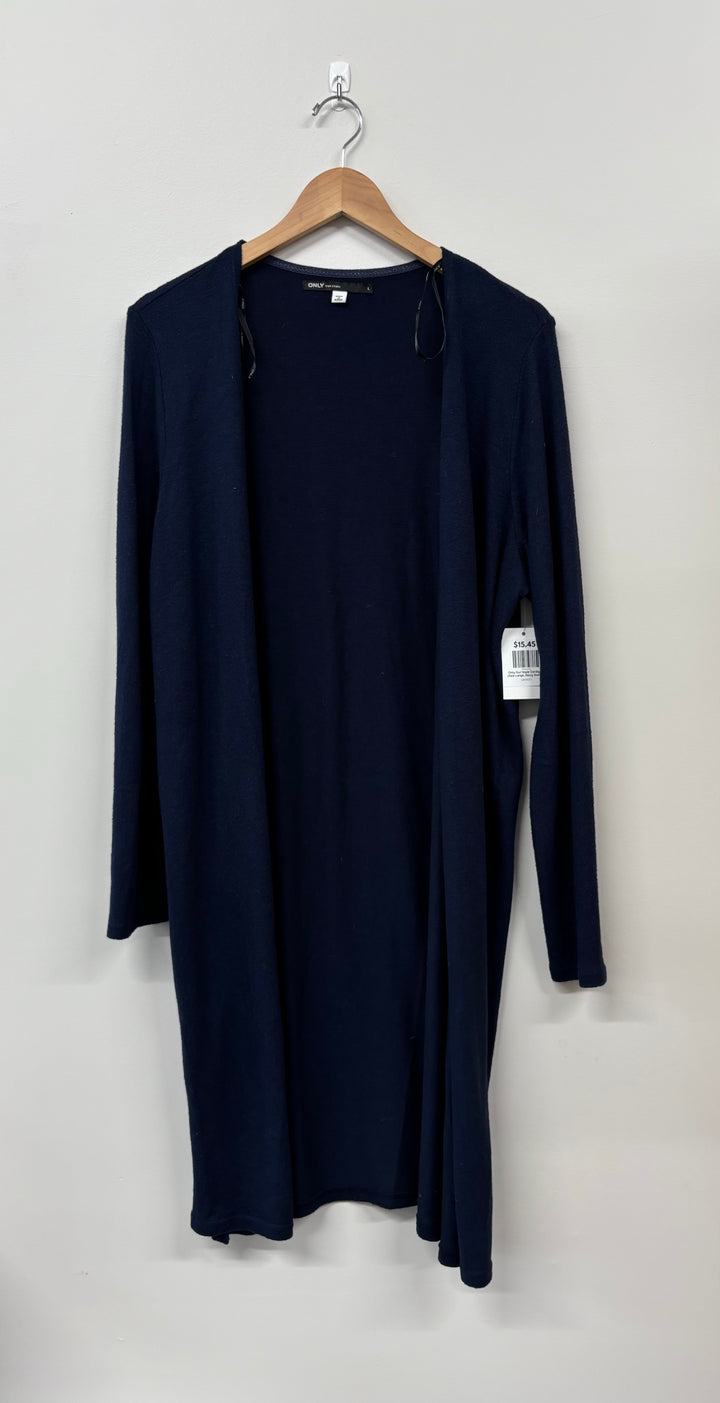 Only Our Style Cardigan (Size Large, Navy Duster)