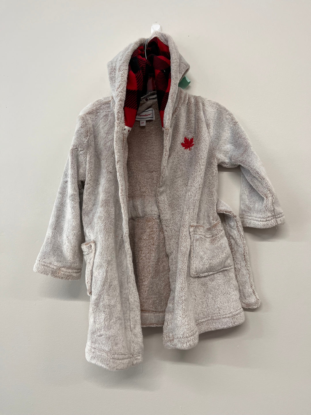 Canadiana Fleece Robe – Size 2T