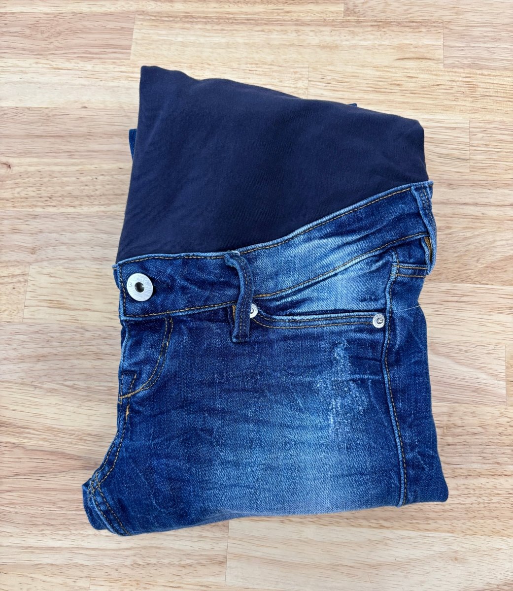 H&M Mama Maternity Leggings (Size 4, Skinny Leg Fashion Denim) - Nest and Sprout - Consignment