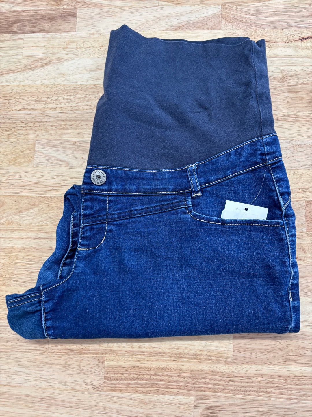 Thyme Maternity Jeans (Size XL, Medium Wash Boot Cut) | wEAR