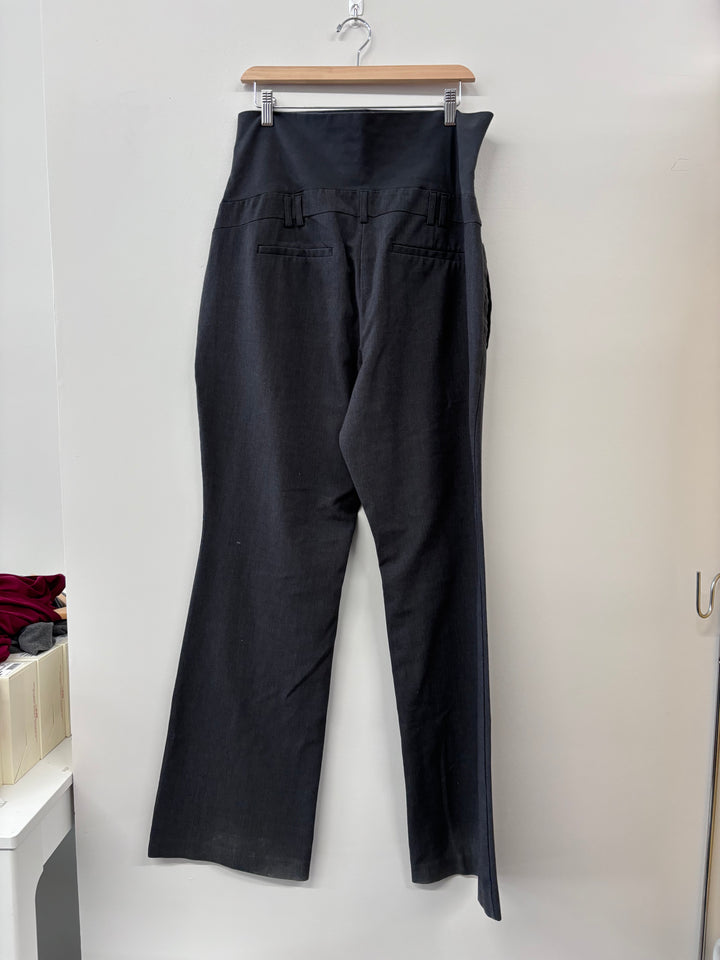 Thyme Maternity Dress Pants (Size XL, Dark Grey Boot Cut)