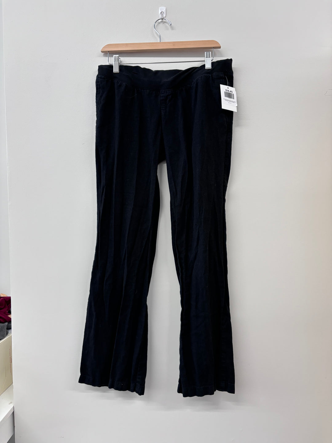 Old Navy Maternity Pants (Size XS, Black Canvas Linen)