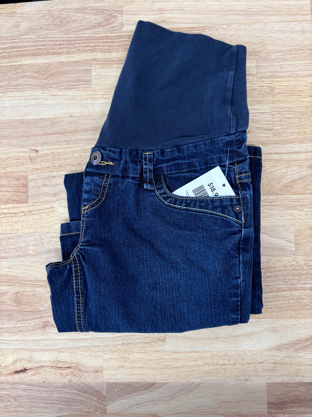 Thyme Maternity Jeans (Size XS, Mid Wash, Flare/Bootcut)