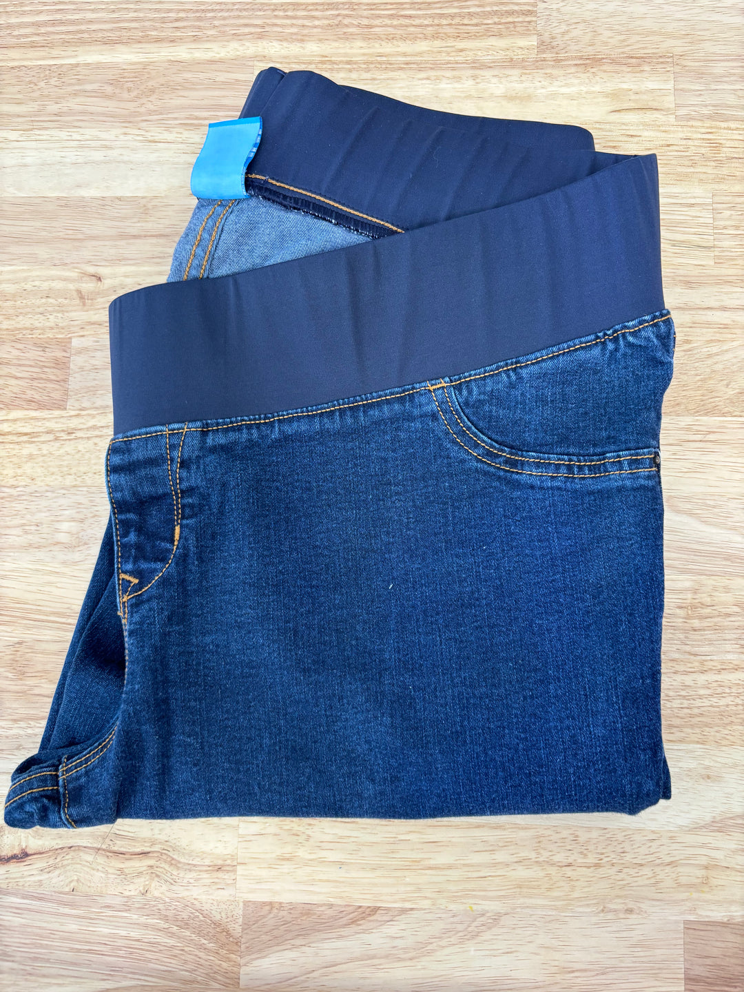 Old Navy Maternity Jeans (Size XXL, Dark Blue Skinny Leg)