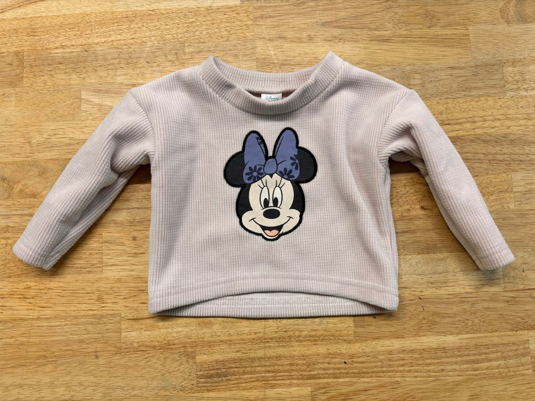 Disney Minnie Mouse Fleece Sweatshirt – 12M - Nest and Sprout - Consignment