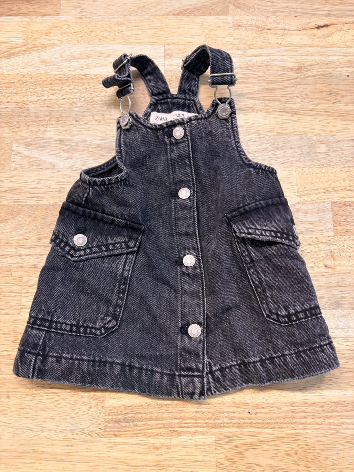 Zara Denim Jumper Dress – 9-12M