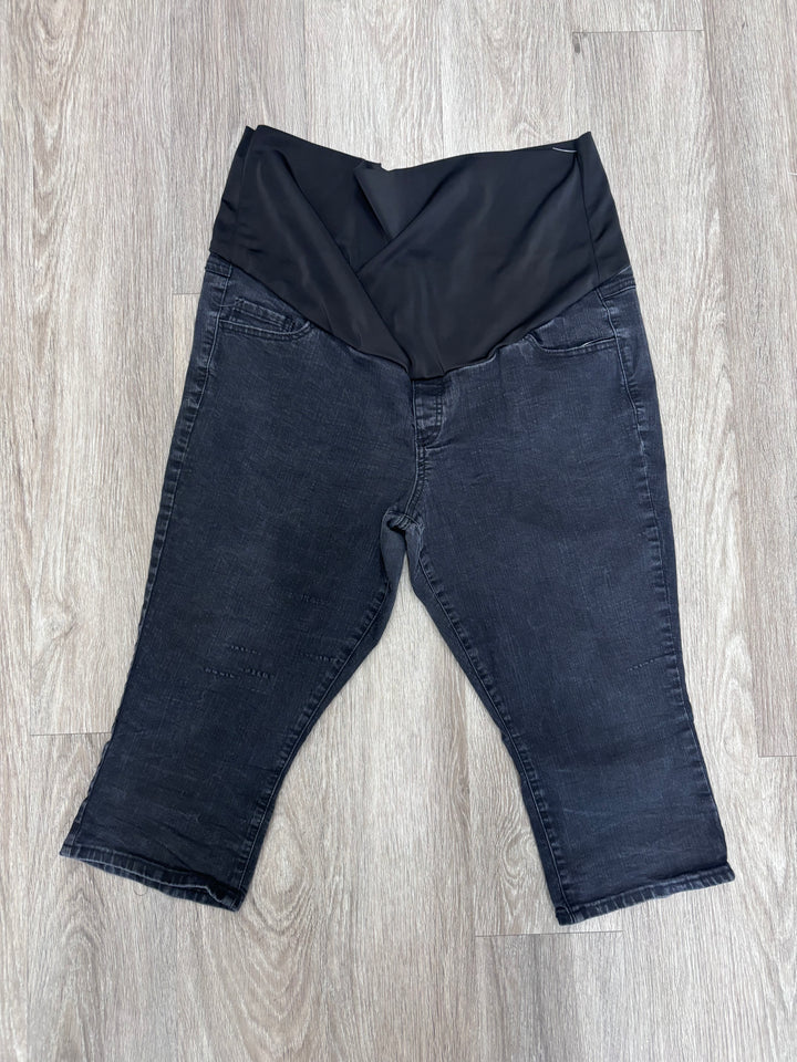 George Maternity Crop Pants (Dark Denim)