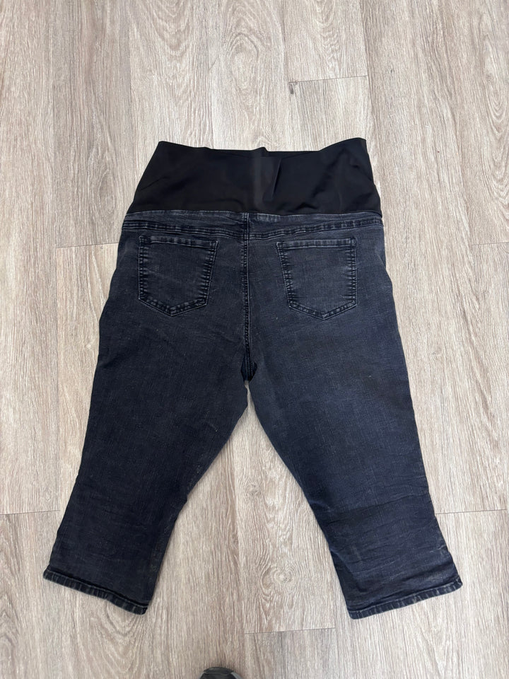 George Maternity Crop Pants (Dark Denim)