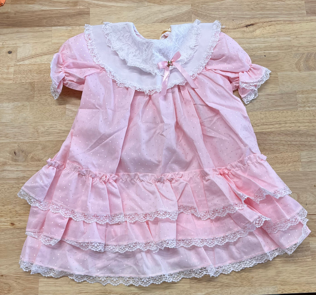 Sears Dress – Pink Lace Collar 2
