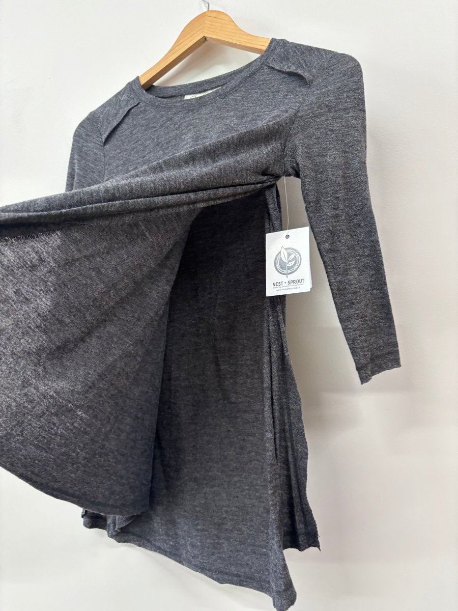 Jessica Simpson Nursing Top (Size XS, Grey Long Sleeve) - Nest and Sprout - Consignment