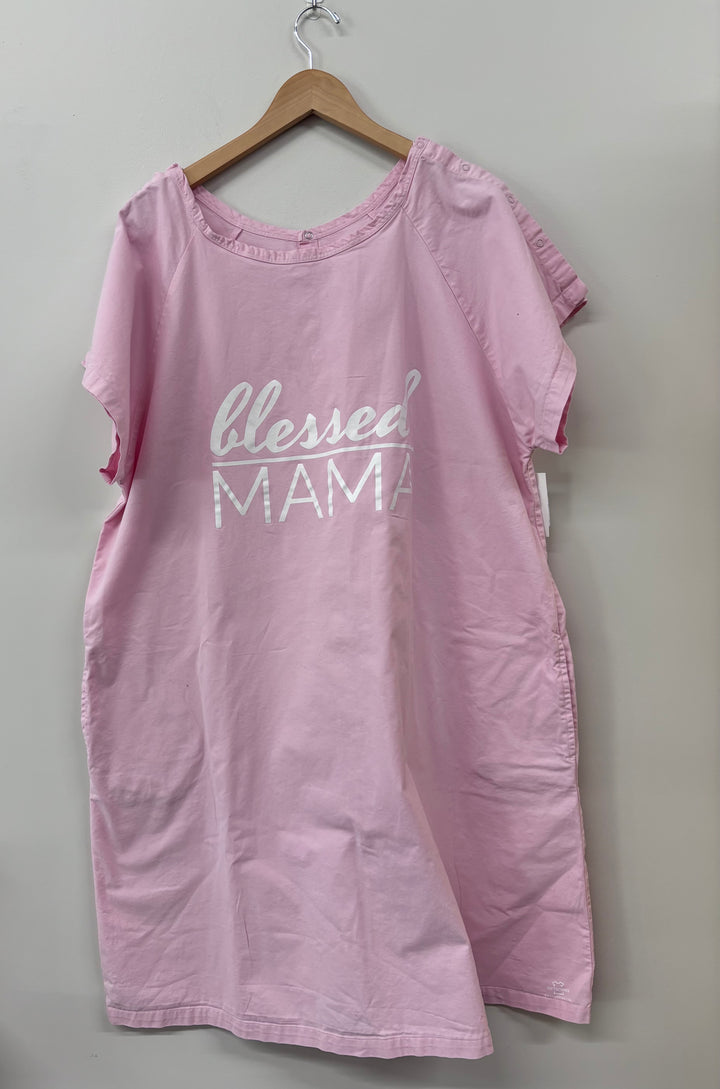 Gift Gowns Maternity Gown (Size 3XL, Light Pink 'Blessed Mama')