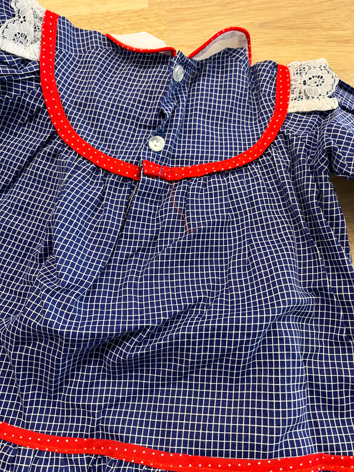 Sears Vintage Dress – 32lbs Blue Plaid
