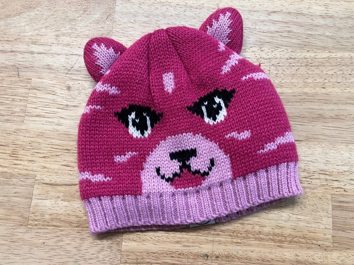 Kombi Cat Face Toque – 0 - 6M - Nest and Sprout - Consignment