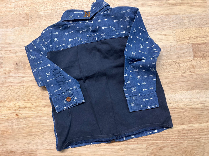 Nano Denim Button-Up – 12M