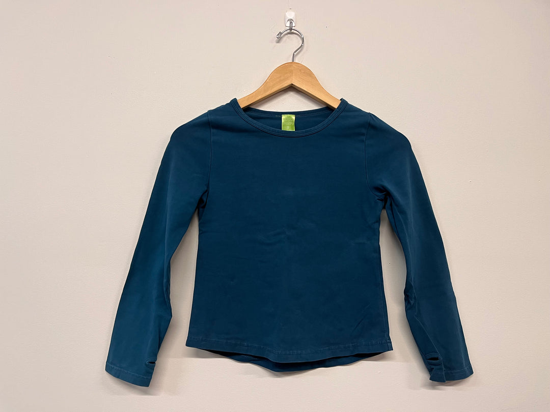Peekaboo Beans Long Sleeve Shirt – Turquoise – Size 8