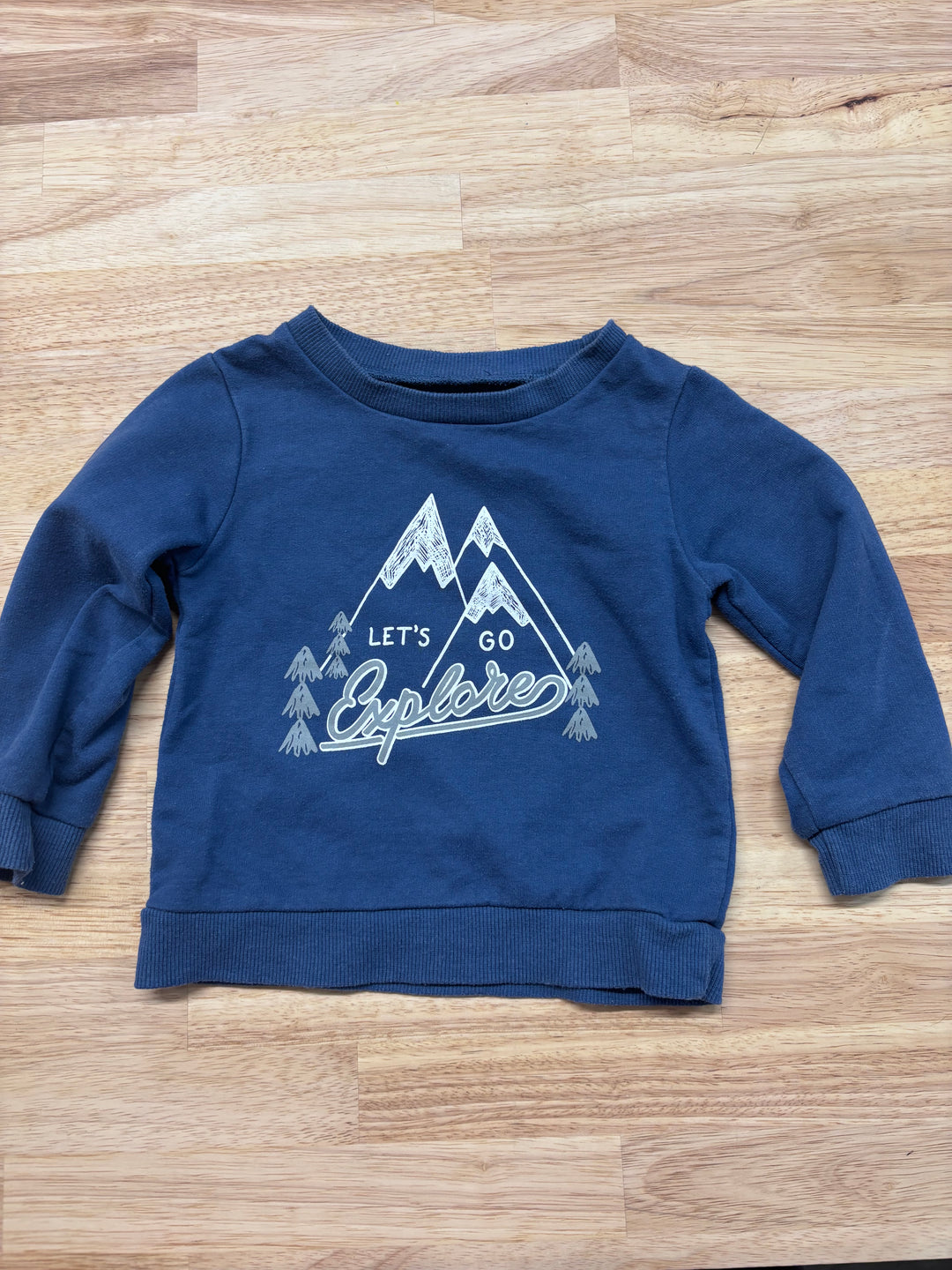 6-12 Month Long Sleeve Shirt (Blue)