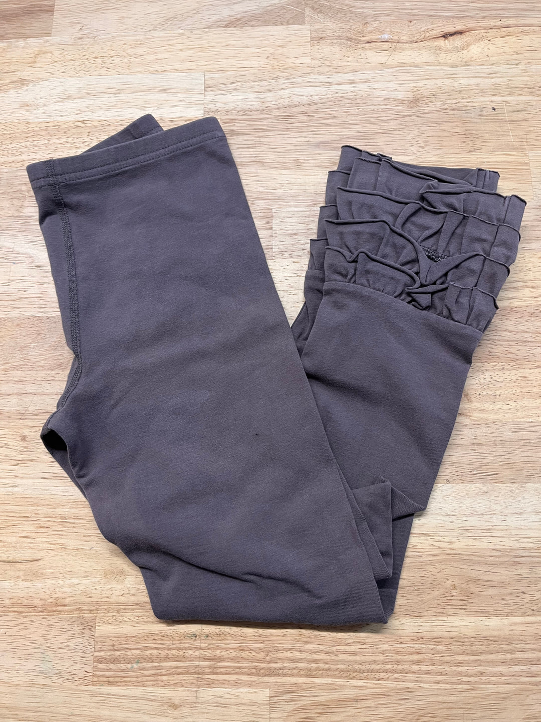 Peekaboo Beans Ruffle Leggings – Grey (Second Pair)