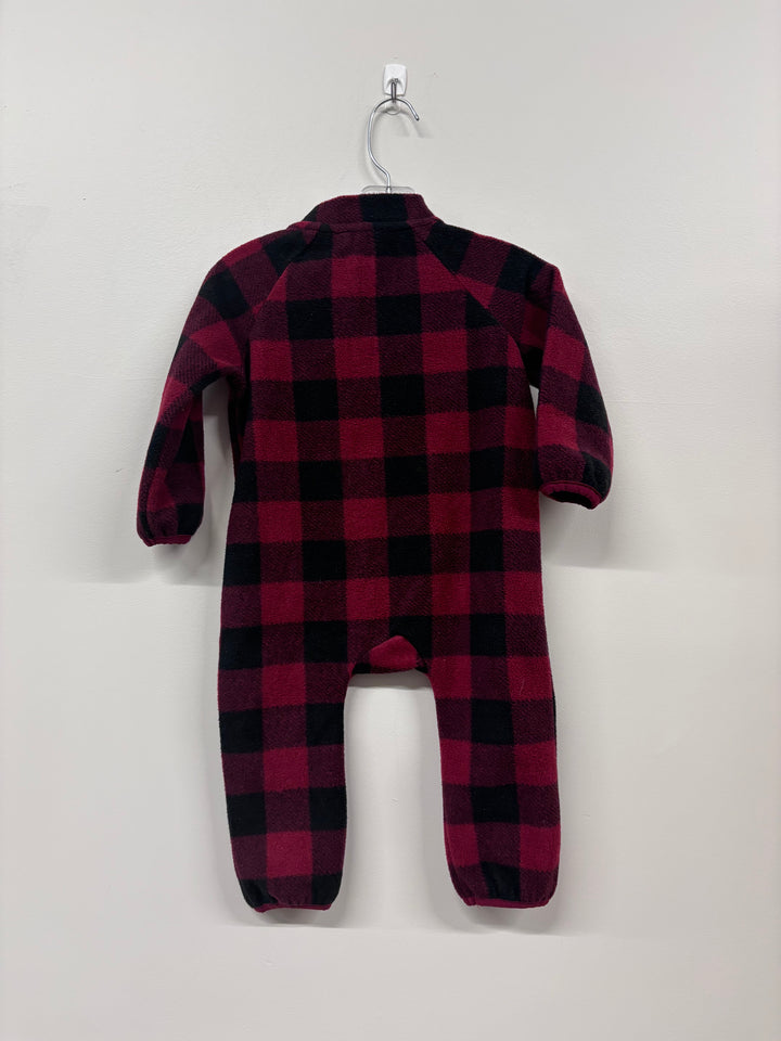 Rise Little Earthling 9-12 Month Sleeper (Buffalo Plaid Fleece)