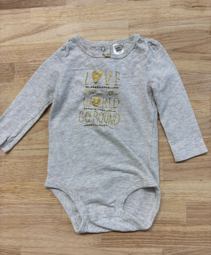 OshKosh 9-12 Month Bodysuit (Oatmeal)