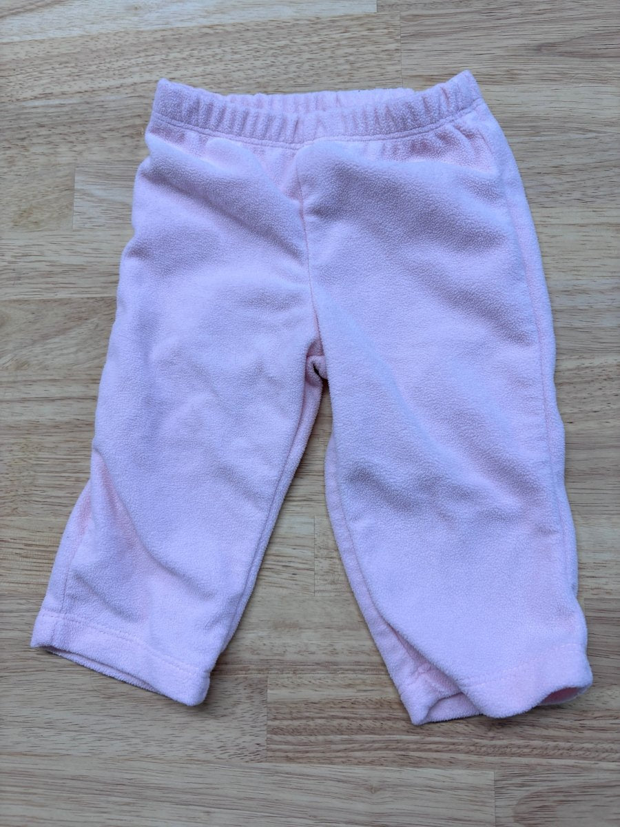 Carters 6 Month Fleece Pants (Pink) - Nest and Sprout - Consignment