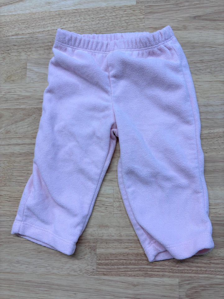 Carters 6 Month Fleece Pants (Pink)