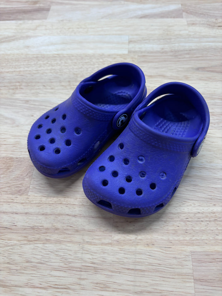 Crocs Size 4/5 Purple