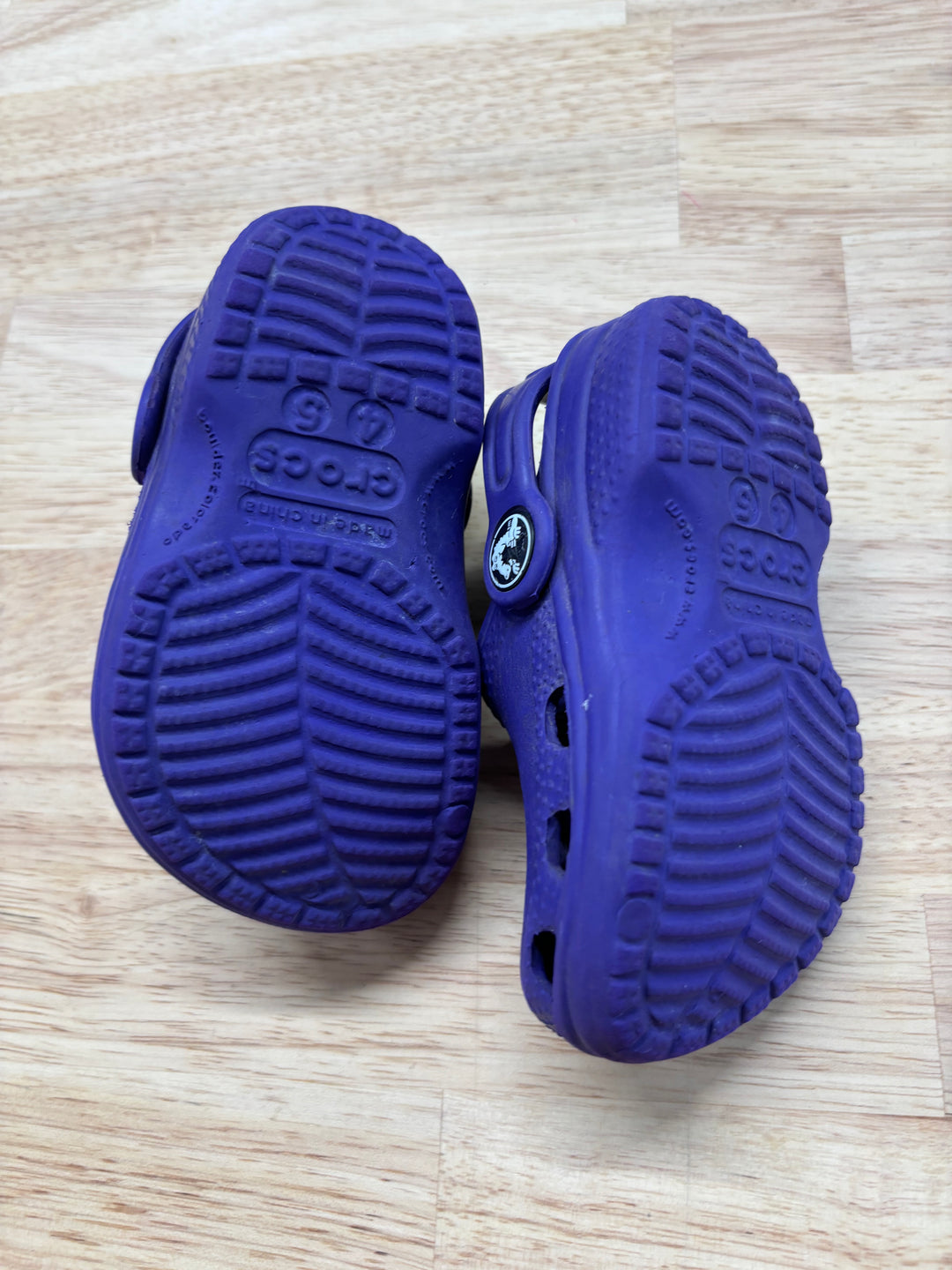 Crocs Size 4/5 Purple