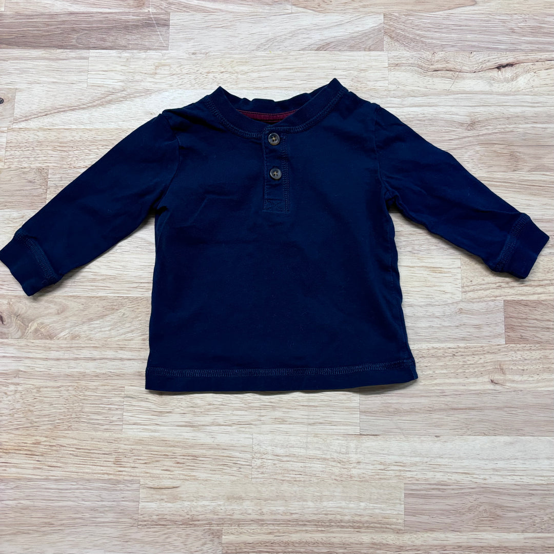 George 3-6 Month Shirt (Navy)