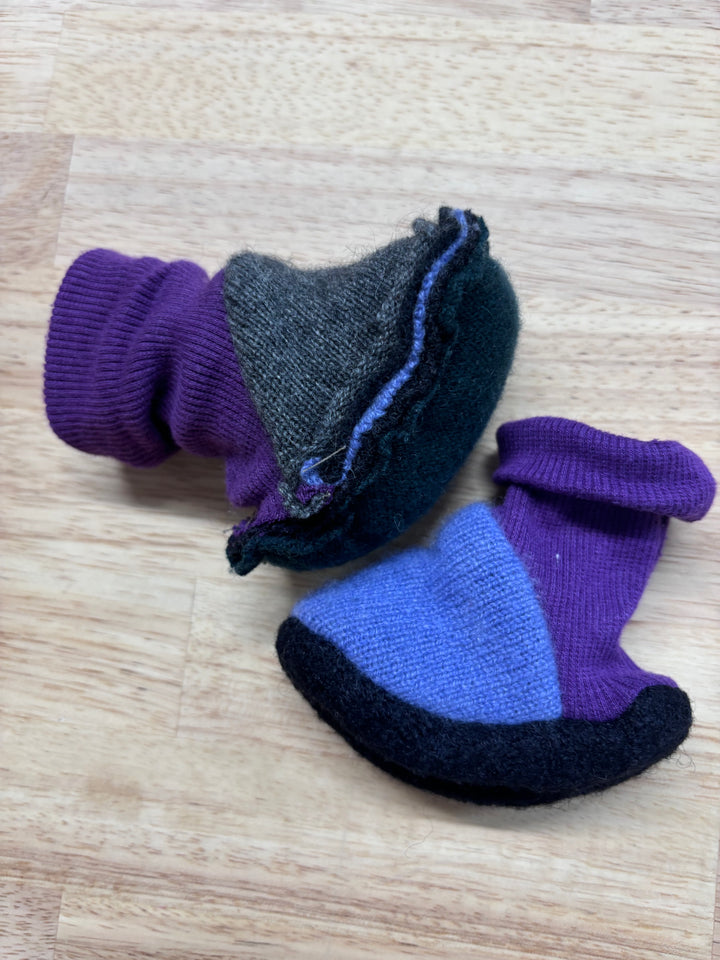 Nooks Infant Slipper Socks (Purple)