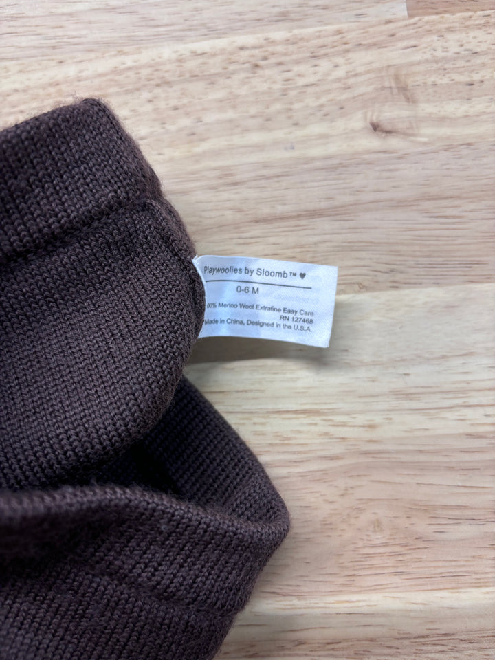 Sloomb 0-6 Month Wool Pants (Brown)