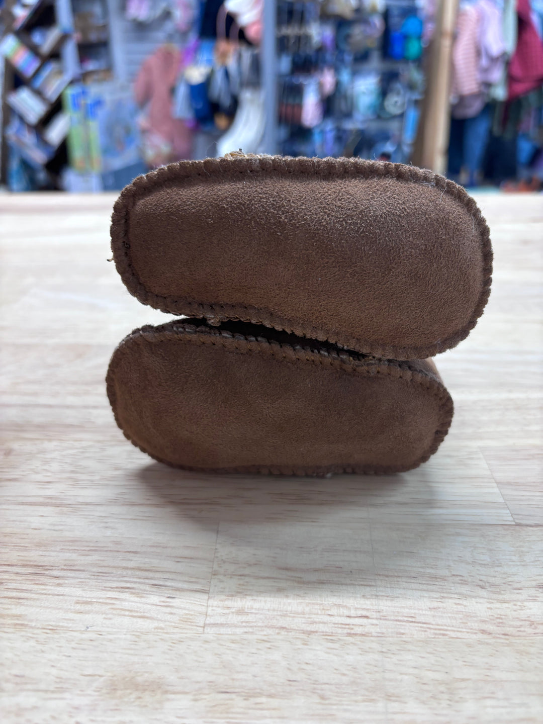 Emu Australia 0-6 Month Booties (Chestnut Wool)