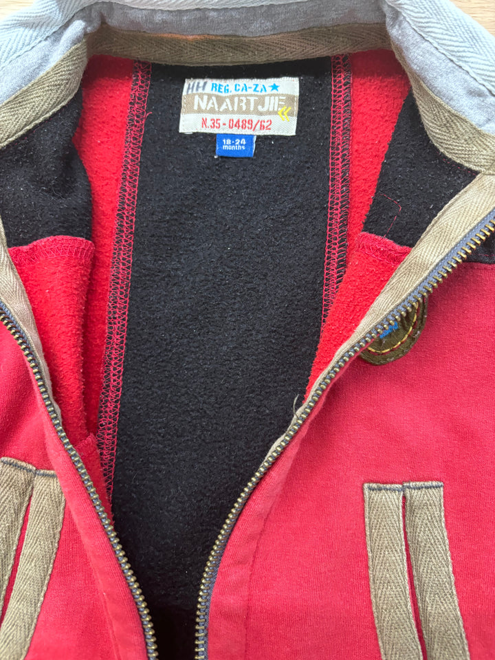 Naartjie 18-25 Month Jacket (Red Zip-Up)