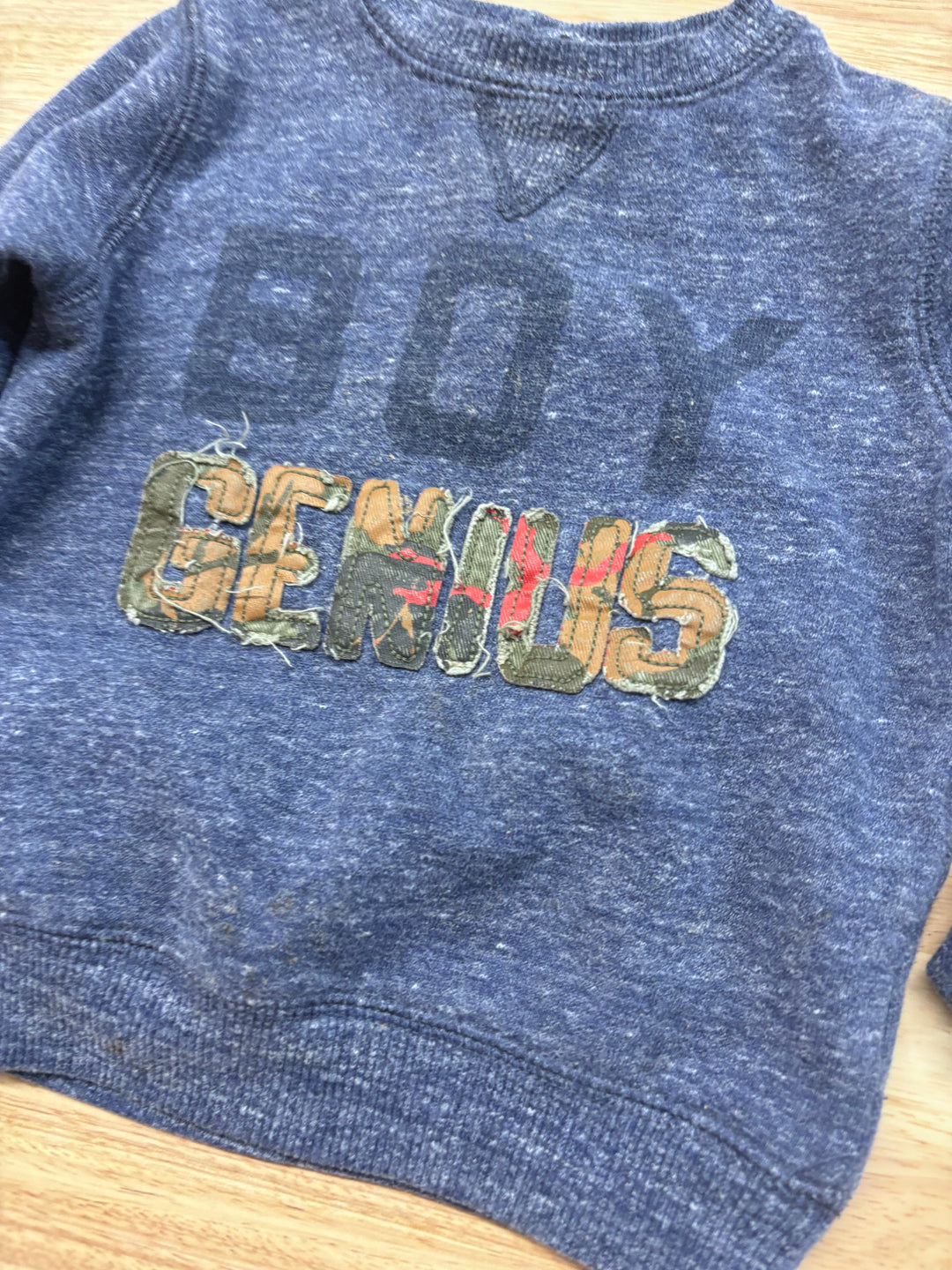 Joe Fresh 12-18 Month Sweatshirt ("Little Genius")