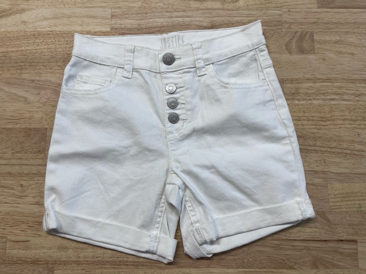 Justice Slim White Shorts – 14 - Nest and Sprout - Consignment
